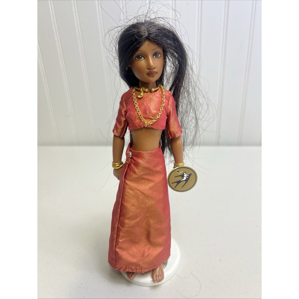 American Girl Kish Girls of Many Lands 1939 Neela Of India Doll with Stand